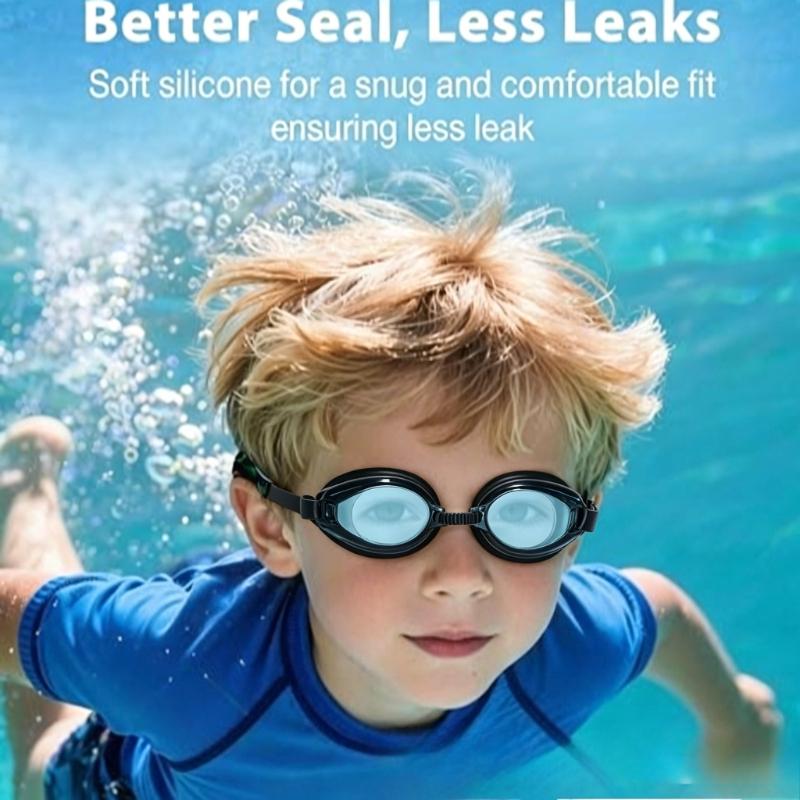 Swim Goggles Anti Fog Uv - Kinder-Schwimmbrille HD Wasserdichte Brille Beschlagfrei und