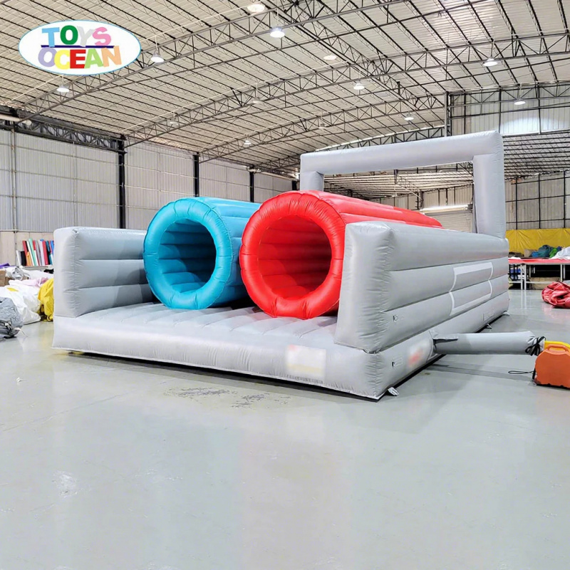 Water Slide Inflatable - Maßgefertigter Hochwertiger Kommerzieller Erwachsenen-Sportspielplatz Aufblasbare Wasser-5K-Rennstrecke