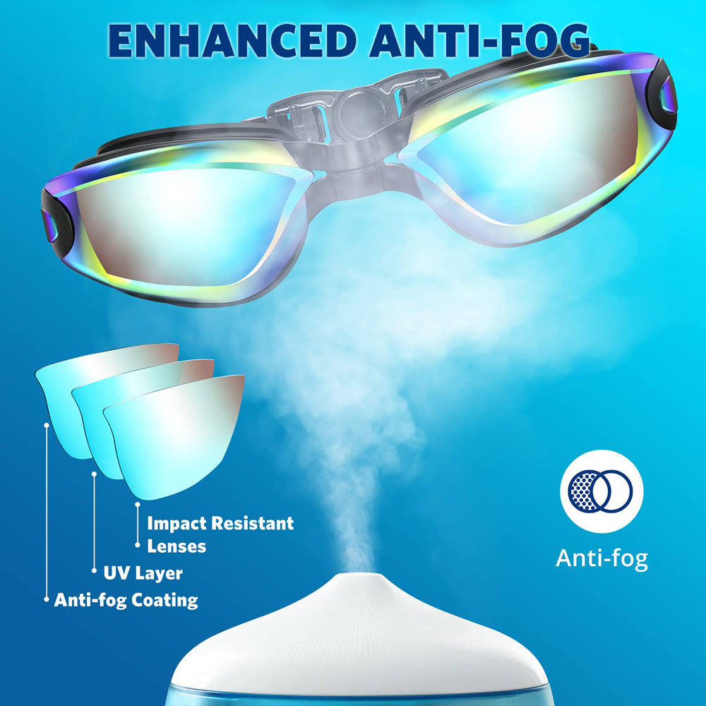 2er-Pack Schwimmbrillen, besch – Swim Goggles Anti Fog Uv Bewertung und Preis
