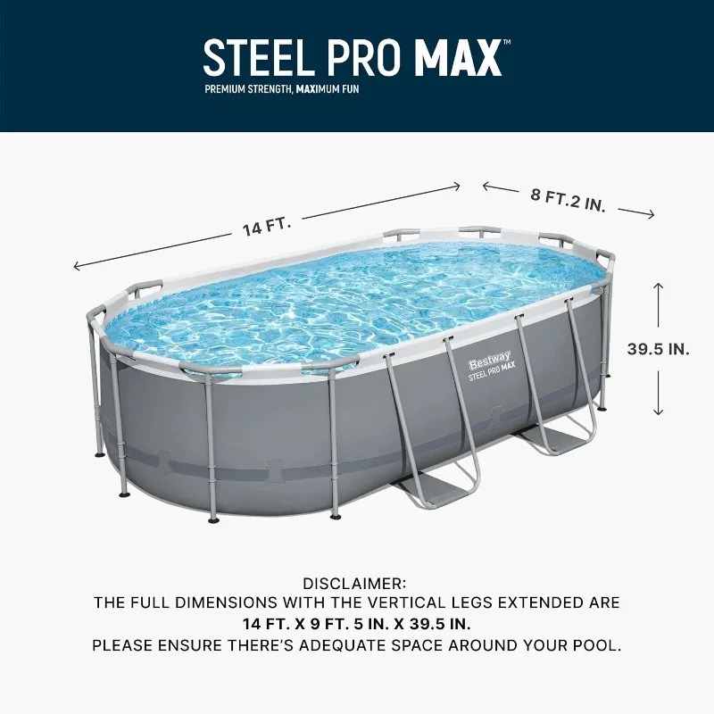 Bestway Steel Pro MAX 14ft x 8 – Pool Ladder Above Ground Bewertung und Preis