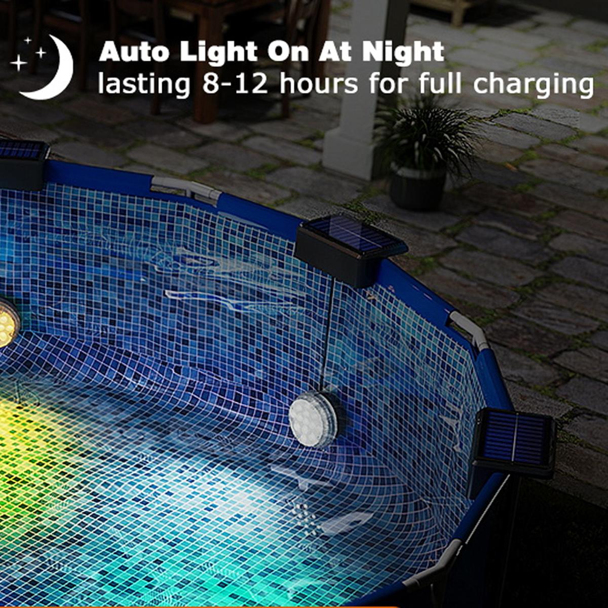 Unterwasser-Solar-Poolleuchte  – Pool Light Solar Rechargeable Bewertung und Preis