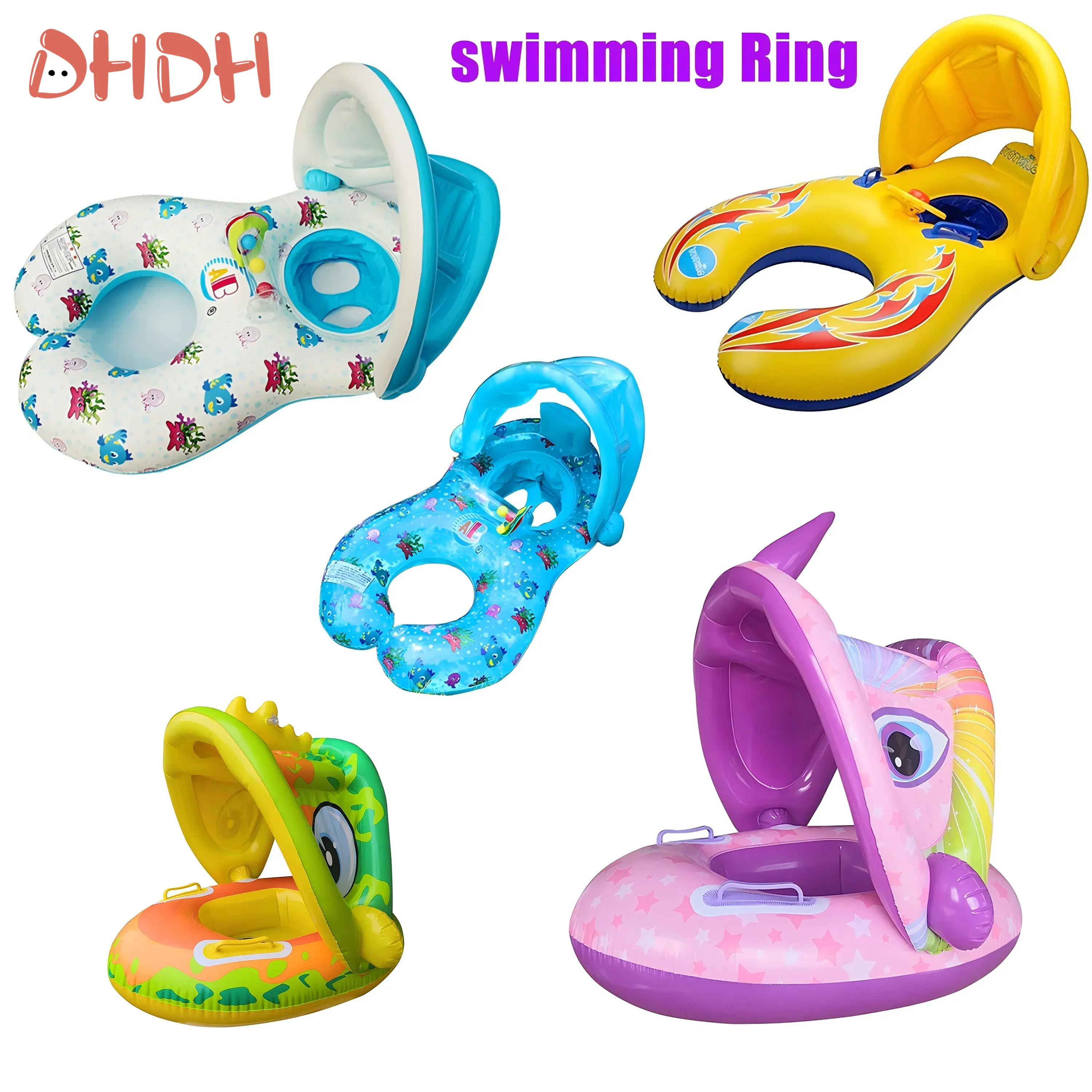 Baby-Schwimmring mit Sonnensch – Pool Float Ring Inflatable Bewertung und Preis