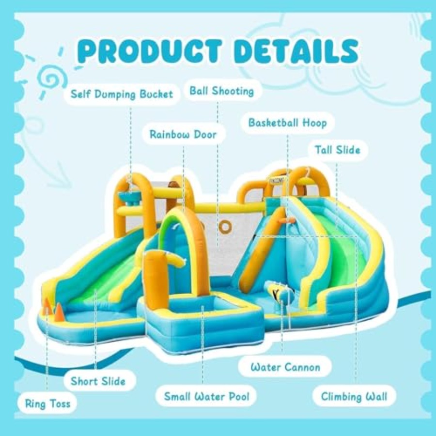 Aufblasbarer Wasserrutschenpar – Water Slide Inflatable Bewertung und Preis