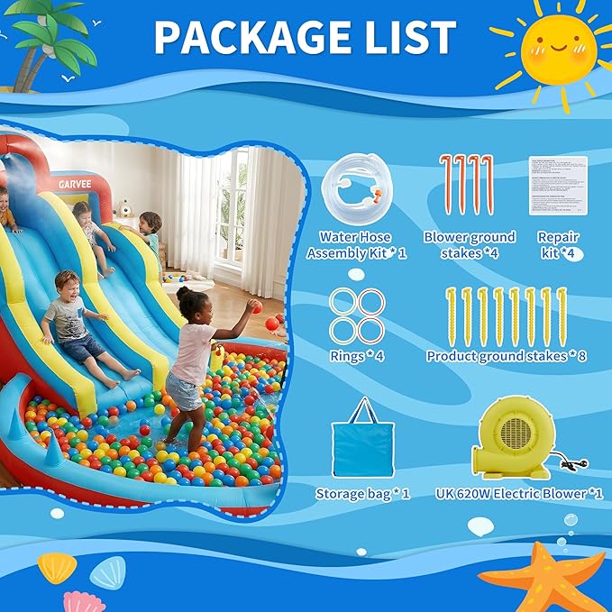 Ganzjähriger 8-in-1 aufblasbar – Water Slide Inflatable Bewertung und Preis