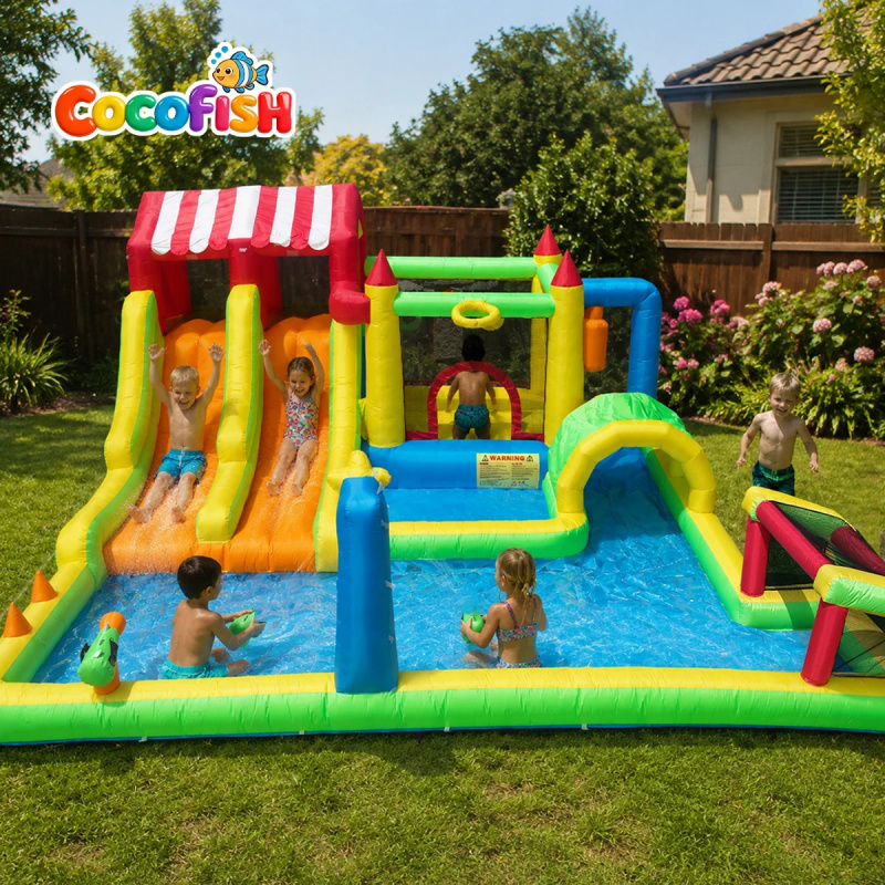 Cocofish Hinterhof-Sommer-Wass – Water Slide Inflatable Bewertung und Preis