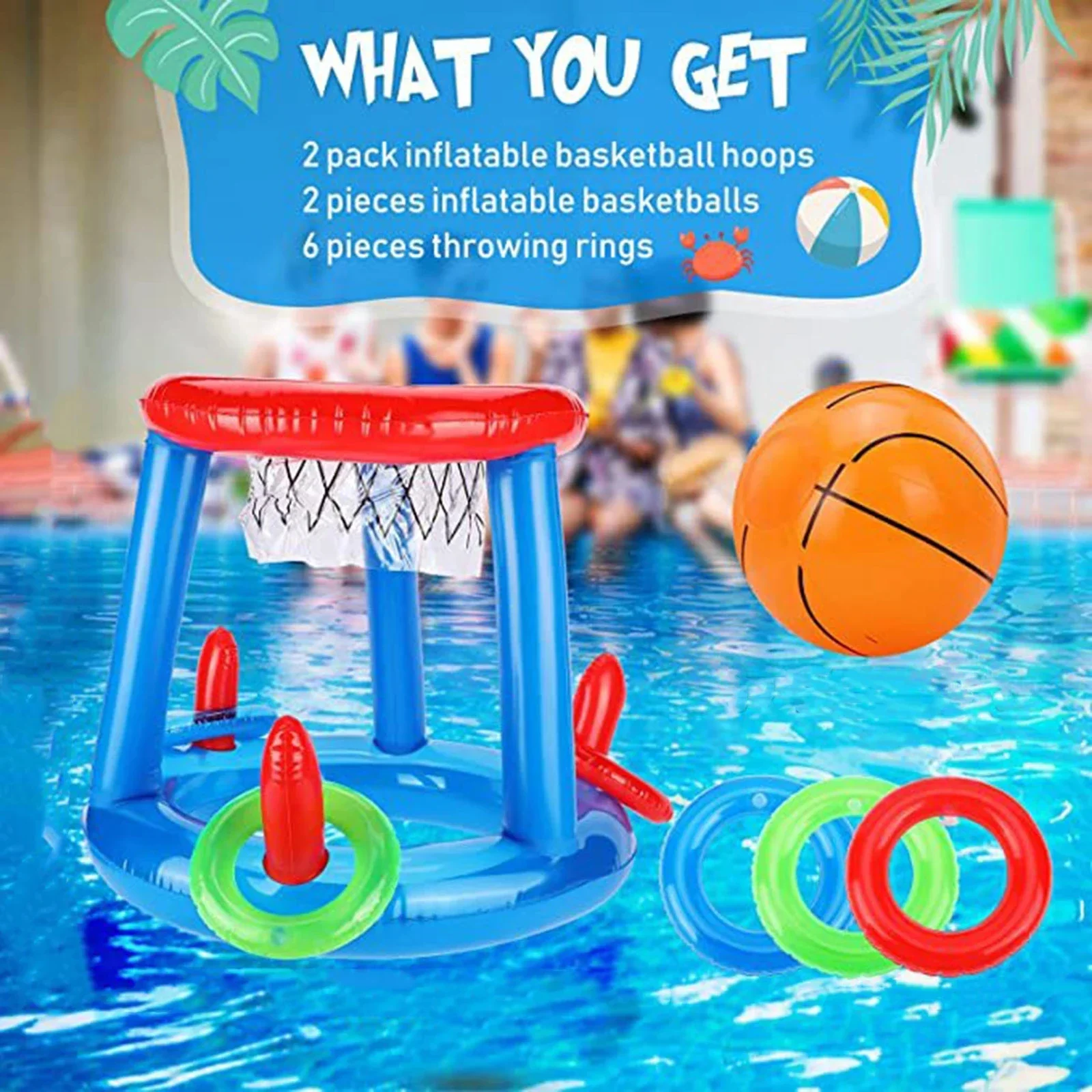 Aufblasbares Basketballkorb- & – Pool Float Ring Inflatable Bewertung und Preis
