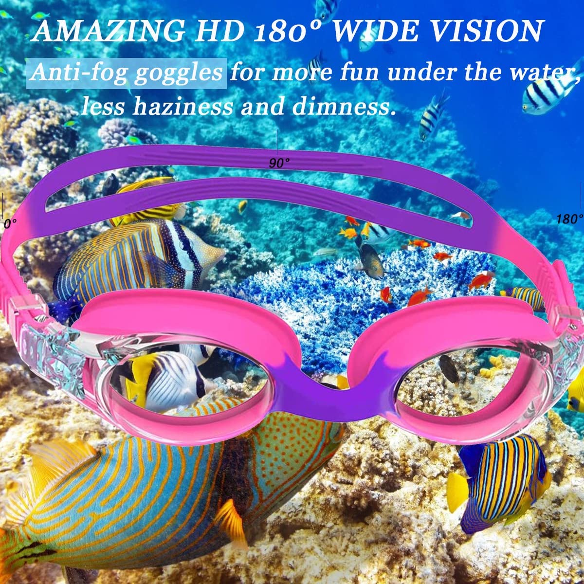 Schwimmbrille für Kinder, Juge – Swim Goggles Anti Fog Uv Bewertung und Preis