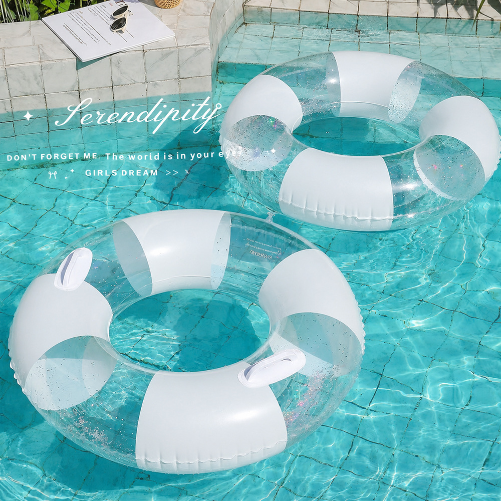 Transparenter Schwimmring für  – Pool Float Ring Inflatable Bewertung und Preis