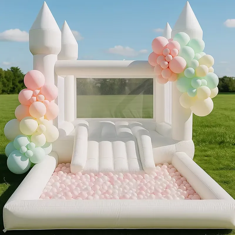 20264m Weiße Aufblasbare Hüpfb – Water Slide Inflatable Bewertung und Preis